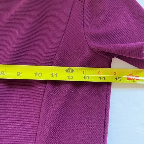 ModCloth Gallerist Ponte Dress Size 2 Eggplant Purple - Picture 9 of 10